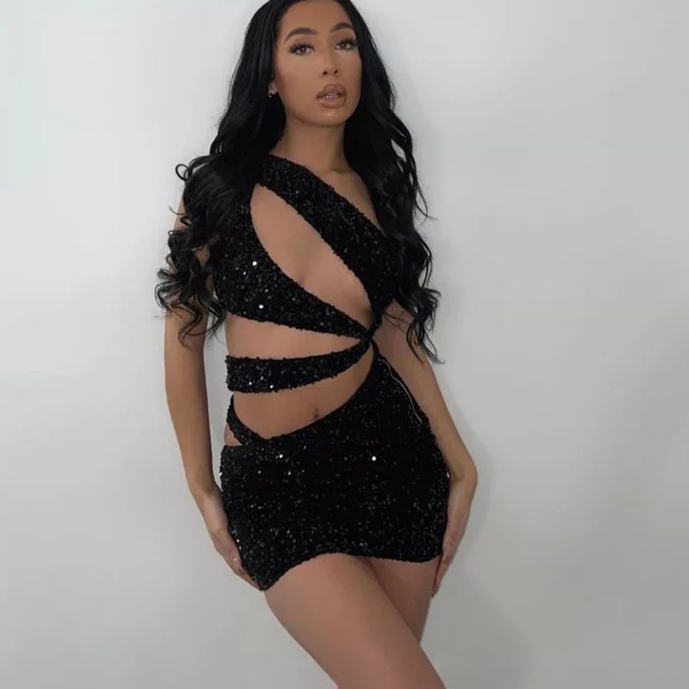 Sequin Mini Dress